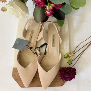 Pink Zara Basic flats
